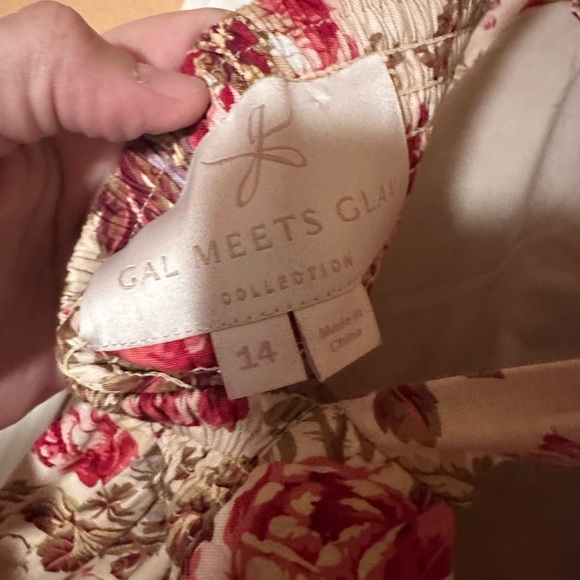 Gal meets Glam tie floral dress 14 - Picture 10 of 14